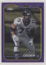 2024 Topps Chrome Purple Refractor 60/275 Jonathan Ogden #5 HOF fm0