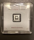 GEIGER EDELMETALLE SCHLOSS GÜLDENGOSSA 1 GRAM .999 SILVER BAR IN ASSAY CARD