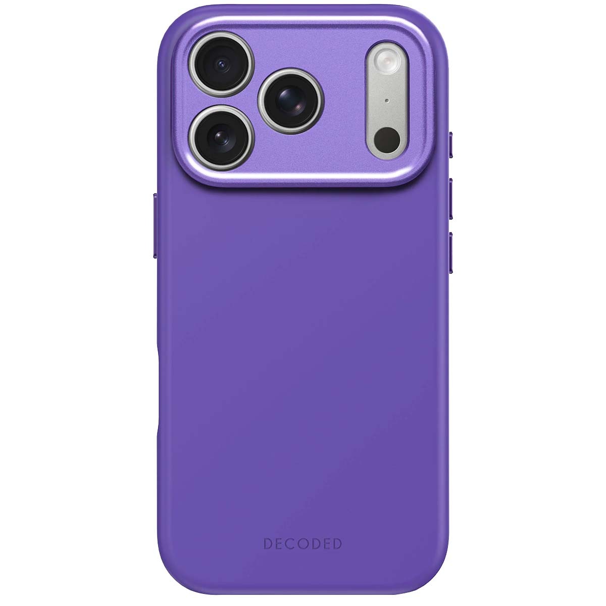 Coque silicone iPhone 17 Pro Decoded protection antichoc et antibactérienne fine