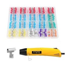 400PCS Solder Seal Wire Connectors with Heat Gun Solder Stick Wire Connectors...
