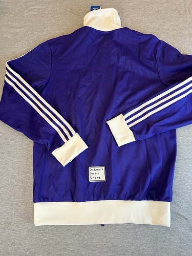 Adidas Originales Beckenbauer Cremallera Completa Púrpura Chaqueta de Pista IP0416 Para Hombres TALLA MEDIANA - Imagen 8 de 8