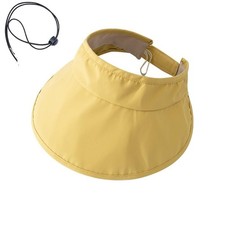 Women's Wide Brim Sun Visor Hat UPF 50 UV Protection Adjustable  Foldable f...