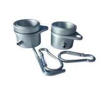 Aluminium Fahnenmast Ringe Set 360 Grad Drehung mit starker Konstruktion