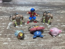Vintage Pokemon Burger King 1999 Lot Of 6 Keychains And Figures