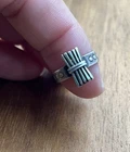 Vintage Sterling Silver Ring Camp Fire Girls Gatherer Size 3.5