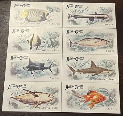 2025 Allen & Ginter Mini Inserts- FISH, STATE BIRDS, BEACHIN IT, LIGHT THE NIGHT