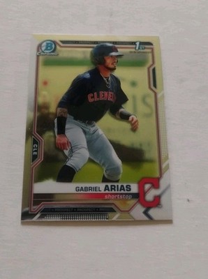 2021 Bowman Gabriel Arias 1st Bowman Chrome 