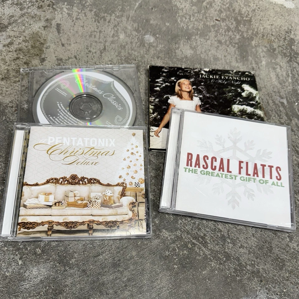 Christmas Music CD Lot Jackie Evancho CD+DVD Pentatonix Rascal Flatts Holiday Foto 3 de 4