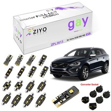 Led Interior Light Kit For Volvo Xc60 S60 V60 2008-2017 White Light Bulb Upgrade