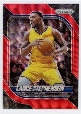 2025-26 Panini Prizm Red Wave Prizm 58/299 Lance Stephenson #181 v3r