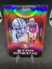2023 Panini Absolute #SG-20 Nick Bosa Star Gazing Spectrum Red #/100