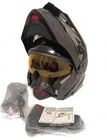 Scorpion EXO-AT960 Dual Sport Snow Helmet Gloss Black Electric Shield Size XS