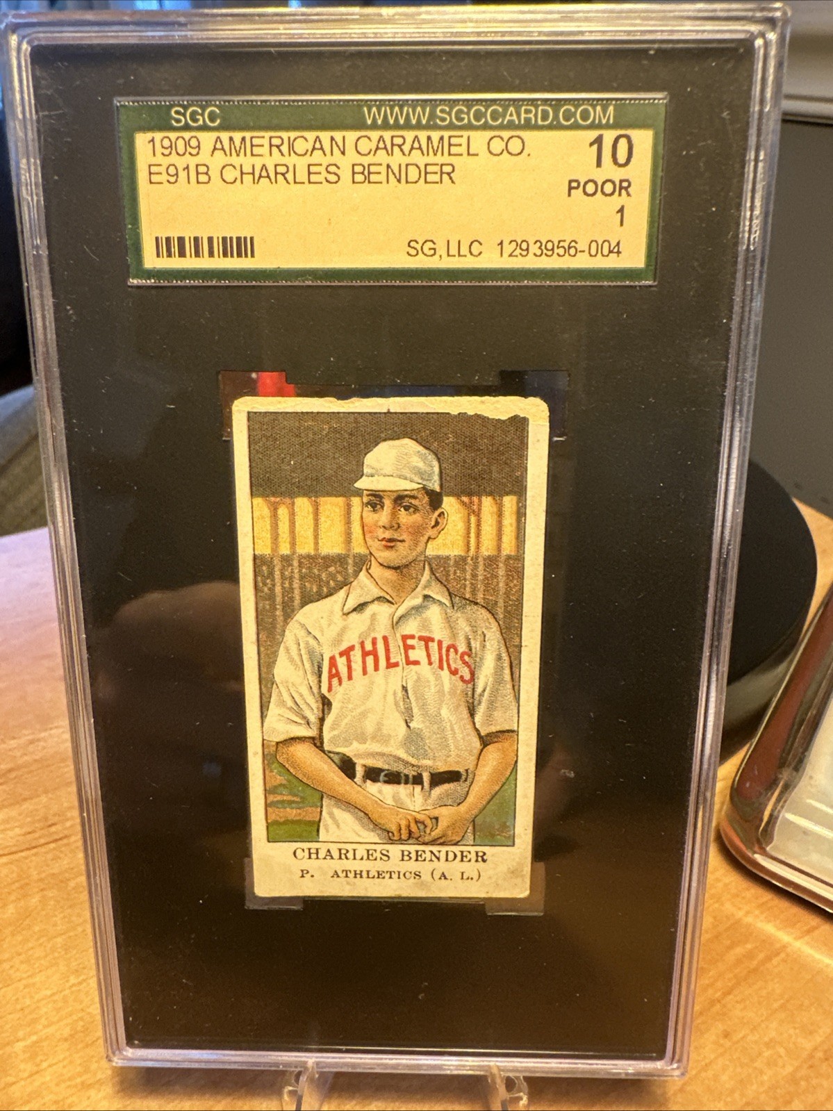 1909 American Caramel E91B Charles Bender SGC  1