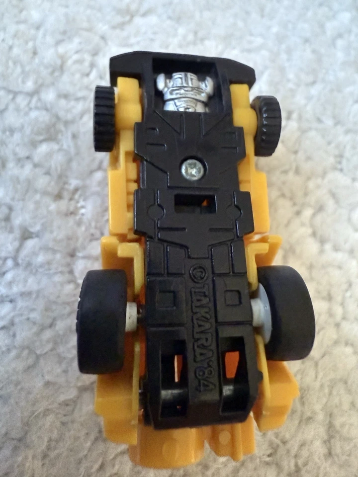 De colección Transformers G1 Autobot Mini Espías Espía Amarillo Jeep 1984 Raro Foto 4 de 4