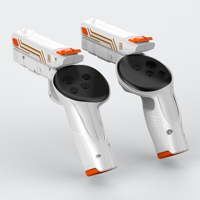 VR Gun Stock Controller-Griff VR Spiel Zubehör Fit Für Quest 3S / 3 Controller
