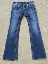 Vigoss Jeans Womens Size 5/6 Jean Blue Denim The New York Boot Cut 31 X 33