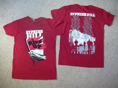 T-SHIRT CYPRESS HILL RISE UP TOUR 2010 NEU OFFIZIELL RAP SCHWARZ SONNTAG HIP HOP