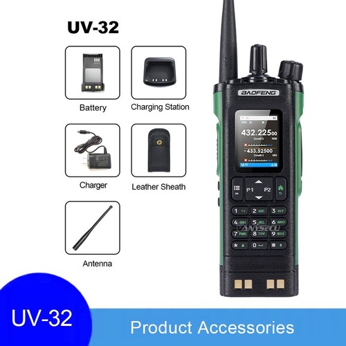 Radio Walkie Talkie Digital Simulación GPS/APRS con Cable BAOFENG DM-32UV DMR - Imagen 9 de 9