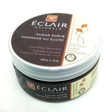 Eclair Naturals Nourishing Creamy Coconut Sugar Scrub 9oz NEW