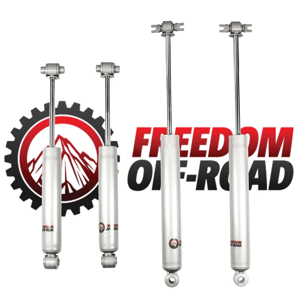 Extended Shocks For 2-4" Lift Fit 1988-1998 K1500 4x4/ TAHOE Freedom OffRoad - Image 1 of 1