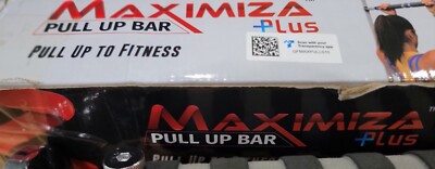 Garren Fitness Maximiza Plus Pull Up Bar   Wide Doorway Pullup Bar/Chinup Bar 