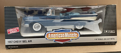 ERTL American Muscle 1:18 1957 Chevy Bel Air Die-Cast  Collector s Edition
