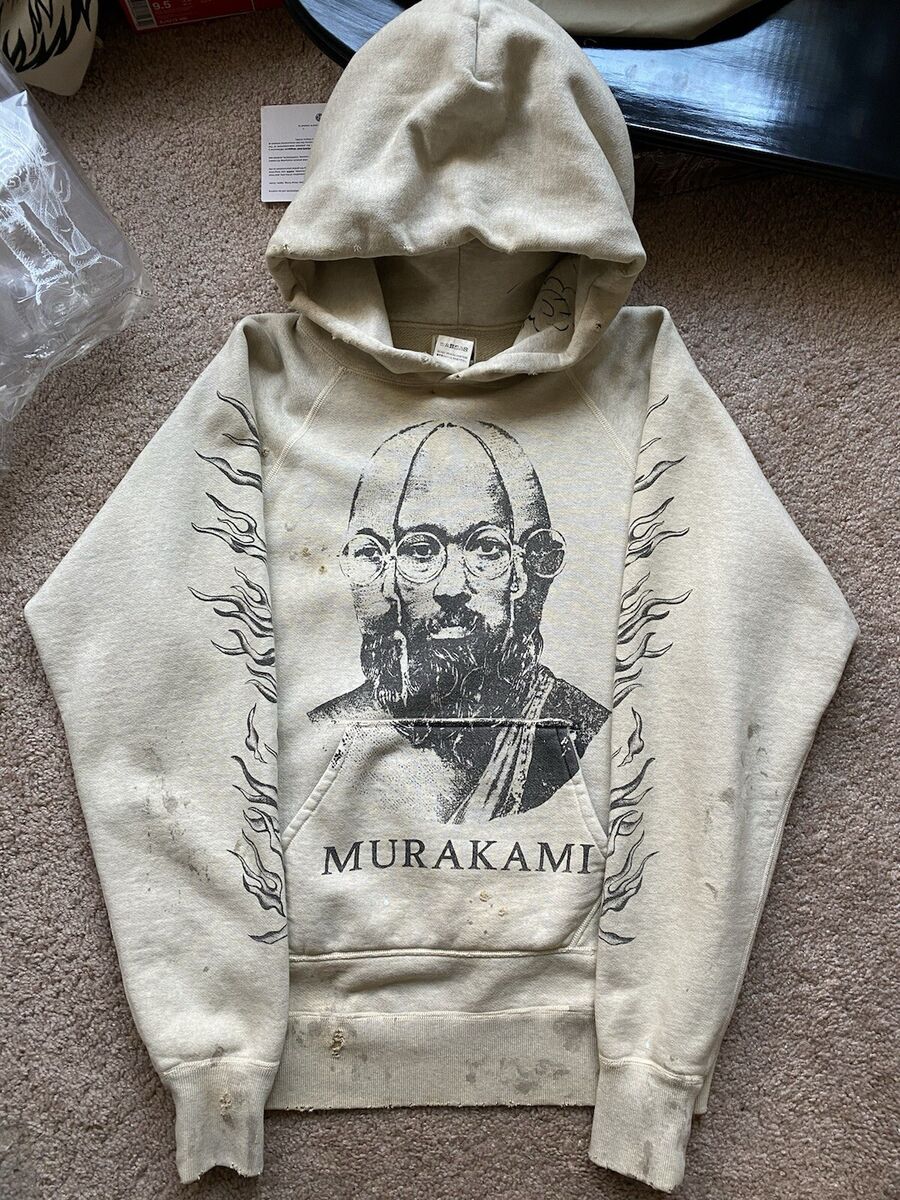 Saint Michael X Murakami Kaikai Kiki Flower Hoodie Medium