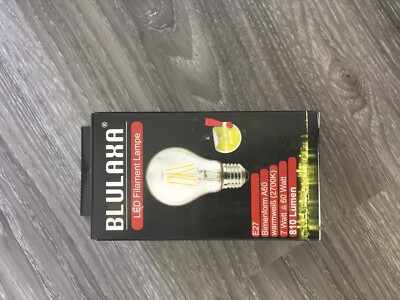blulaxa light bulb LED filament lamp E27 810 lumens