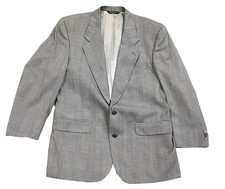 Vintage 80S Christian Dior Monsieur Blazer Jacket Men's Size 43  Gray READ 