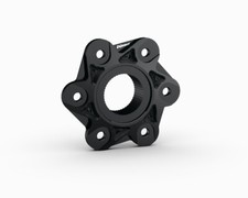 Kbike Kettenradadapter schwarz Einarmschwinge passend an Ducati V4
