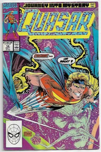 Quasar #14 Todd McFarlane Cover FN (1990) Marvel Comics - Picture 1 of 1