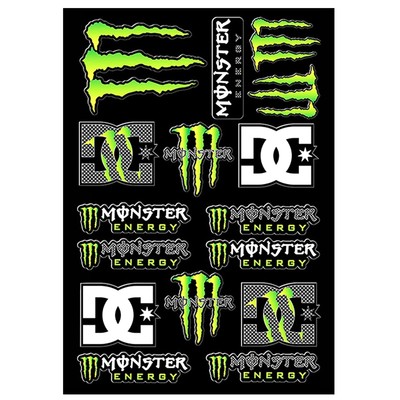 Motorrad Aufkleber Monster Energy Aufkleber Sponsoren Aufkleber Moto Motocros...