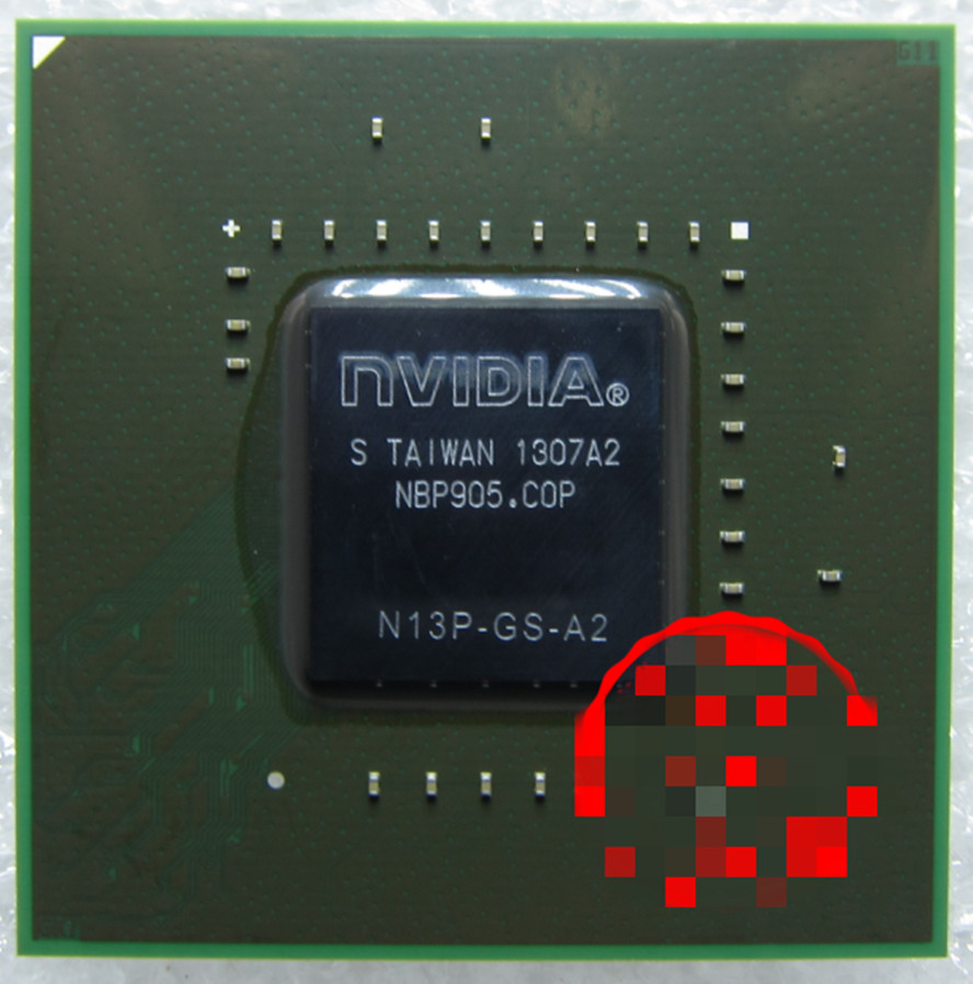 Chipset Grafico NVIDIA N13P-GS-A2 BGA – Nuovo, Per Riparazioni Schede Madri