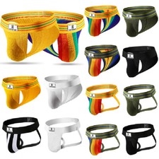 US Men Panties Bulge Pouch Briefs Low Rise Bikini Underwear Stretchy Underpants