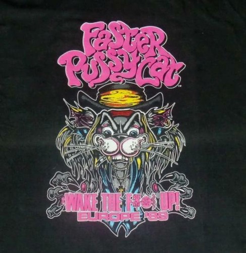 VINTAGE UNWORN FASTER PUSSYCAT 1989 