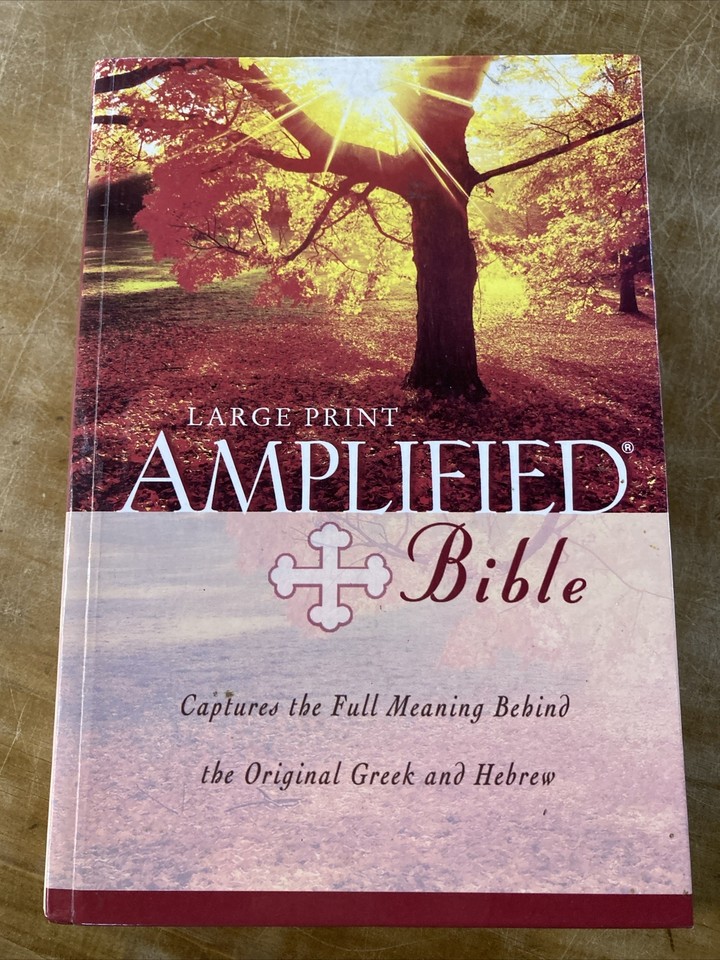 Zondervan 1987 Amplified Bible Classic AMP AMPC Large Print Hardcover