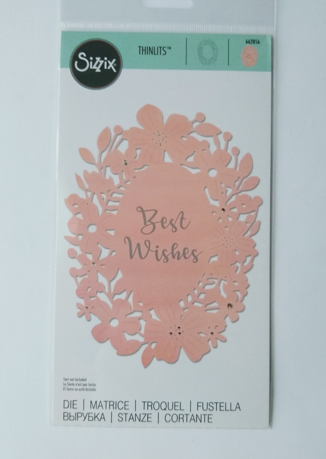 Sizzix Thinlits Die Blossom Frame 662756  Floral Frame Silhouette Die Cardmaking