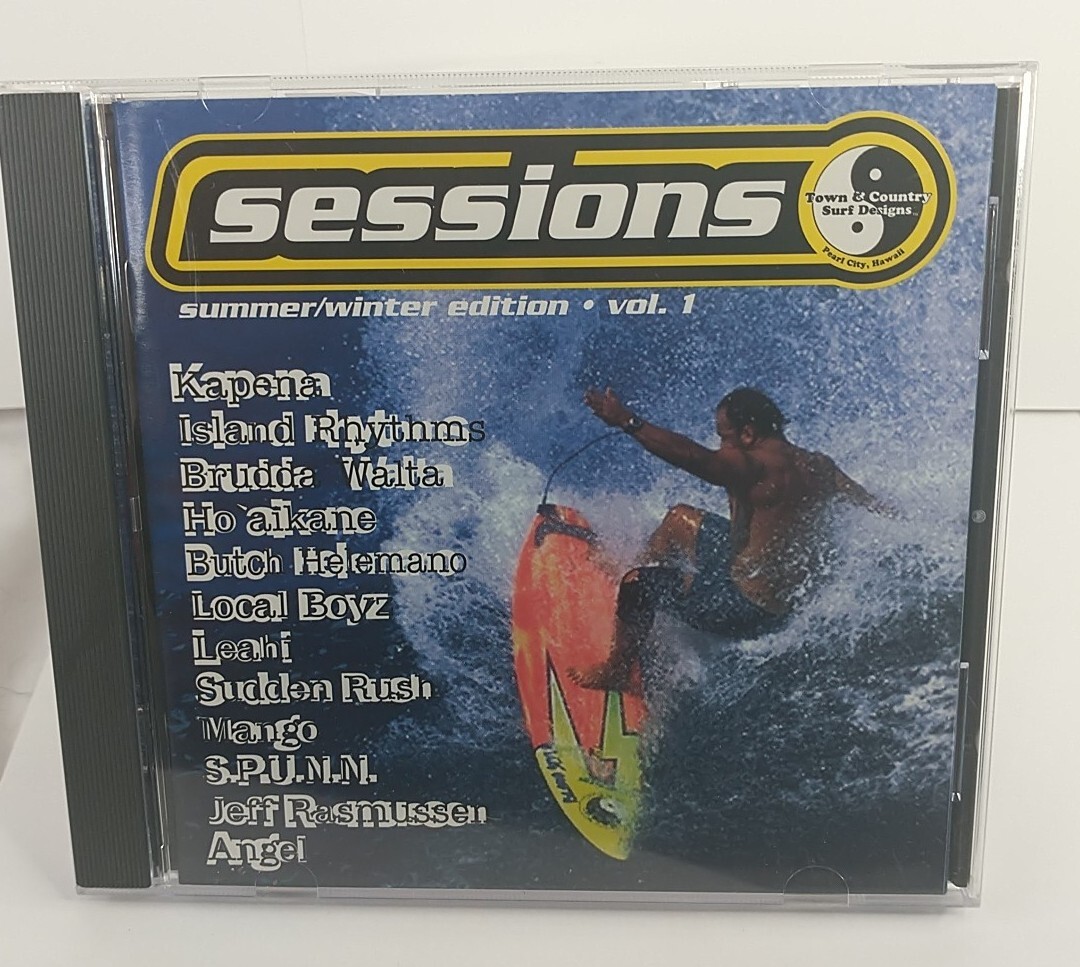 SESSIONS Summer/Winter Vol 1 & 2 CD LOT 1996 T&C Surf Designs OOP