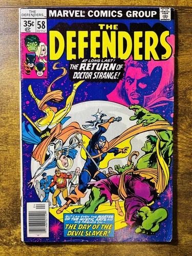 THE DEFENDERS 68 HULK VALKYRIE HELLCAT MARVEL COMICS 1978 VINTAGE