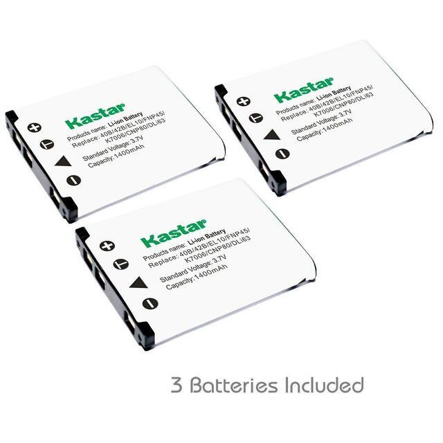 Kastar 42B Battery for Olympus FE-220 FE-230 FE-240 FE-250 FE-280 FE-290 FE-300
