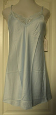 Linea Donatella Aqua Satin Chemise Size large