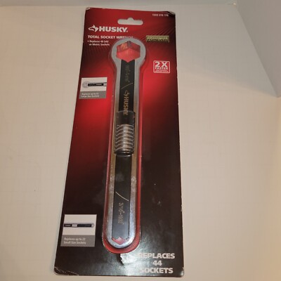 Husky Total Socket Wrench 1000016176 - Replaces 44 SAE or Metric Sockets NEW