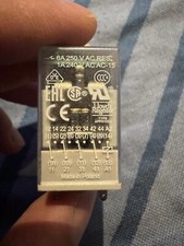 1 x ABB PCB Mount Power Relay, 24V ac Coil, 12A Switching Current, SPDT Uk Sell