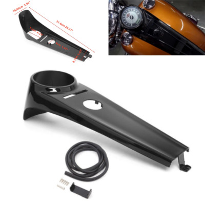 Dash Fuel Console Gas Tank Cover Panel Trim For Harley Softail 2000-2017  Black