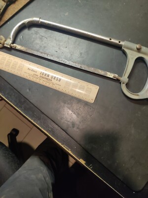 VINTAGE ECLIPSE No. 20T HACKSAW CLOSED HANDLE FRAME ~ MADE IN SHEFFIELD ENGLAND