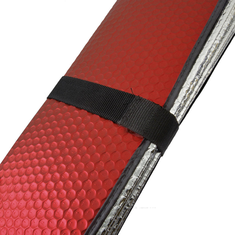 Auto Sunshade Red Foil Reflective Sun Shade for Car Cover Visor Jumbo