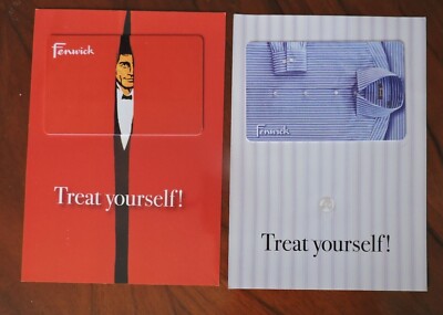 2 NEUE FENWICK UK GESCHENKKARTEN. KEIN WERT. SAMMLERSTÜCK KONVOLUT 17