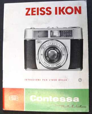 BEDIENUNGSANLEITUNG / INSTRUCTIONS FOR USE: ZEISS IKON CONTESSA MATIC - OKTOBER 1960