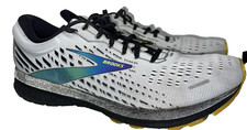 Brooks Ghost 13 Run Visible White Men 12 EUR 46 NIGHT RUNNING Shoes 1103481D129