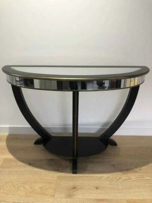 Console Table Antique Gold And Black Finished Wood Glass Mirror Top Buffets Side Tables Gumtree Australia Greater Dandenong 1256607273 - Black Glass Console Table Australia Console Table Antique Gold And Black Finished Wood Glass Mirror Top Buffets Side Tables Gumtree Australia Greater Dandenong 1256607273 - Black Glass Console Table Australia